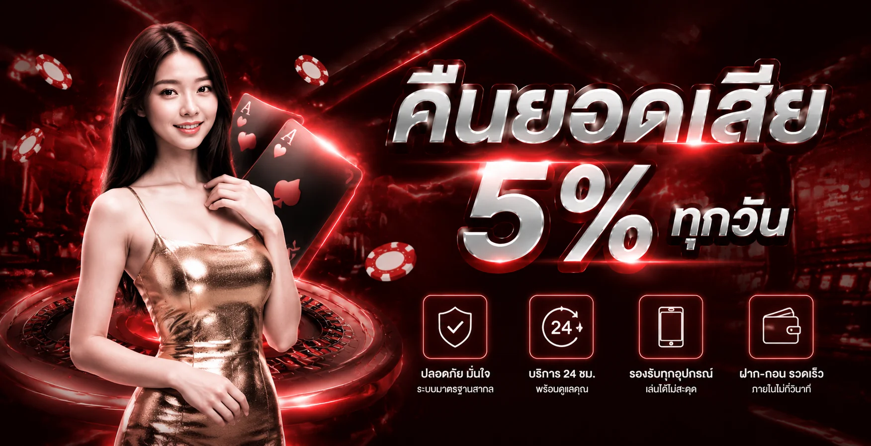 แบนเนอร์ TGABET เว็บตรง ระบบออโต้ สล็อต บาคาร่า แทงบอล